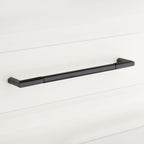 Signature Hardware 949189-8 8’’ Lunata Solid Brass Cabinet Pull Satin Black Cabinet Hardware Pulls Bar - *Tools