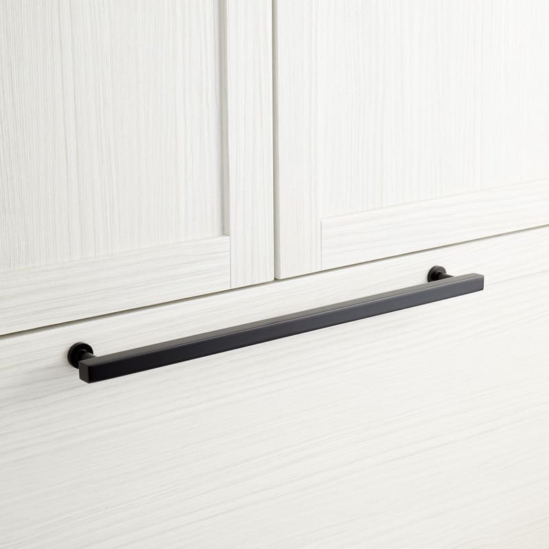 Scratch Signature Hardware 949191-24 24" Colville Solid Brass Appliance Pull Matte Black