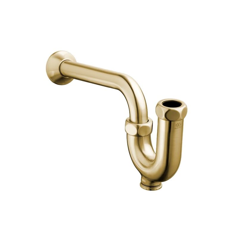 DXV D35700020 Decorative P-Trap Satin Brass Rough Plumbing Pipe and Fittings P-Traps - *Plumbing