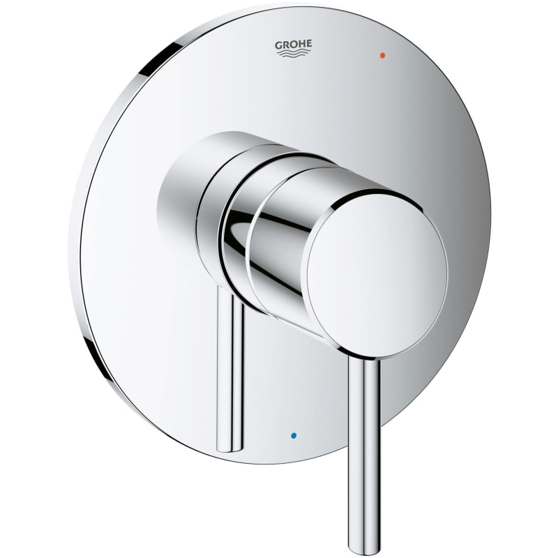 Grohe 14 468 Concetto Pressure Balanced Valve Trim Only with Single Lever Handle Starlight Chrome
