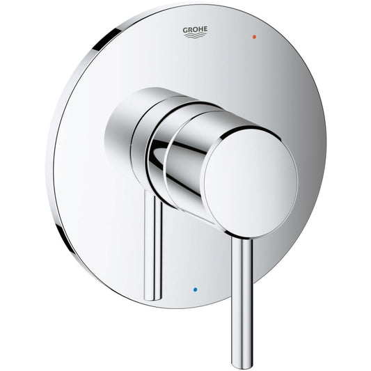 Grohe 14 468 Concetto Pressure Balanced Valve Trim Only with Single Lever Handle Starlight Chrome