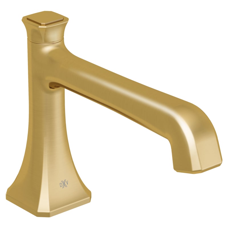 DXV D35170810 Belshire Low Spout Widespread - Less Handles Satin Brass Faucet