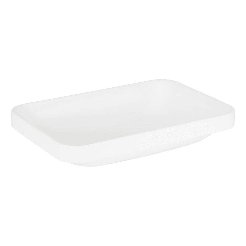 Signature Hardware 453256 Resser 22" Solid Surface Drop in Bathroom Sink White