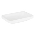 Signature Hardware 453256 Resser 22" Solid Surface Drop in Bathroom Sink White