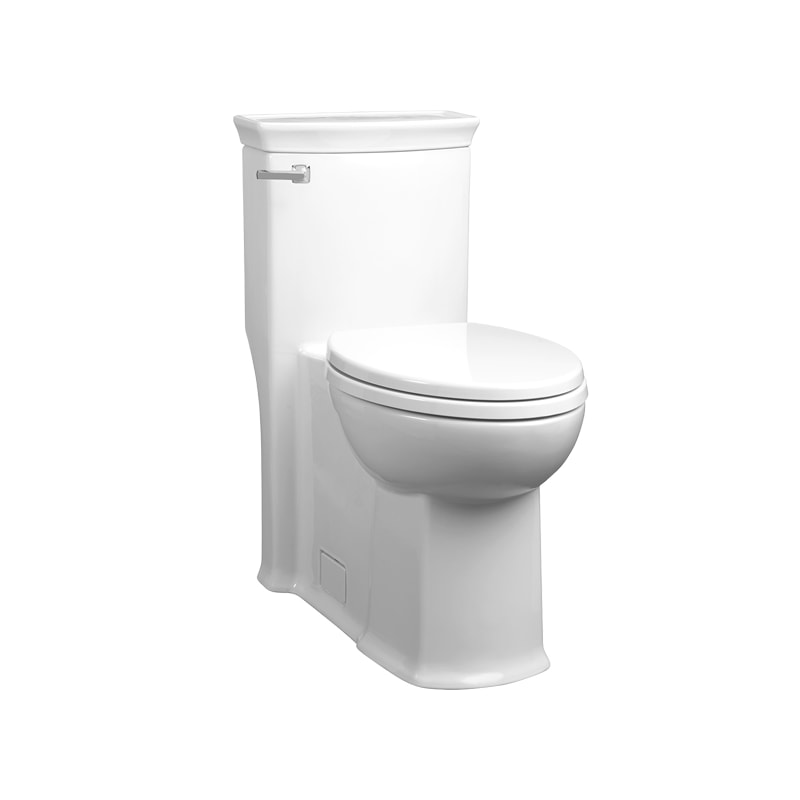 Wyatt 1-Piece 1.28 GPF Single Flush Elongated Toilet in Canvas White - *Plumbing