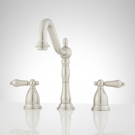 Signature Hardware 903778 Victorian Widespread Bathroom Faucet
