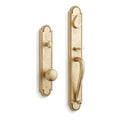 Scratch Signature Hardware 946284-KE-234 Marconi Solid Brass Keyed Entry Door Knob Set with 2-3/4" Backset Satin Brass Commercial Door Hardware