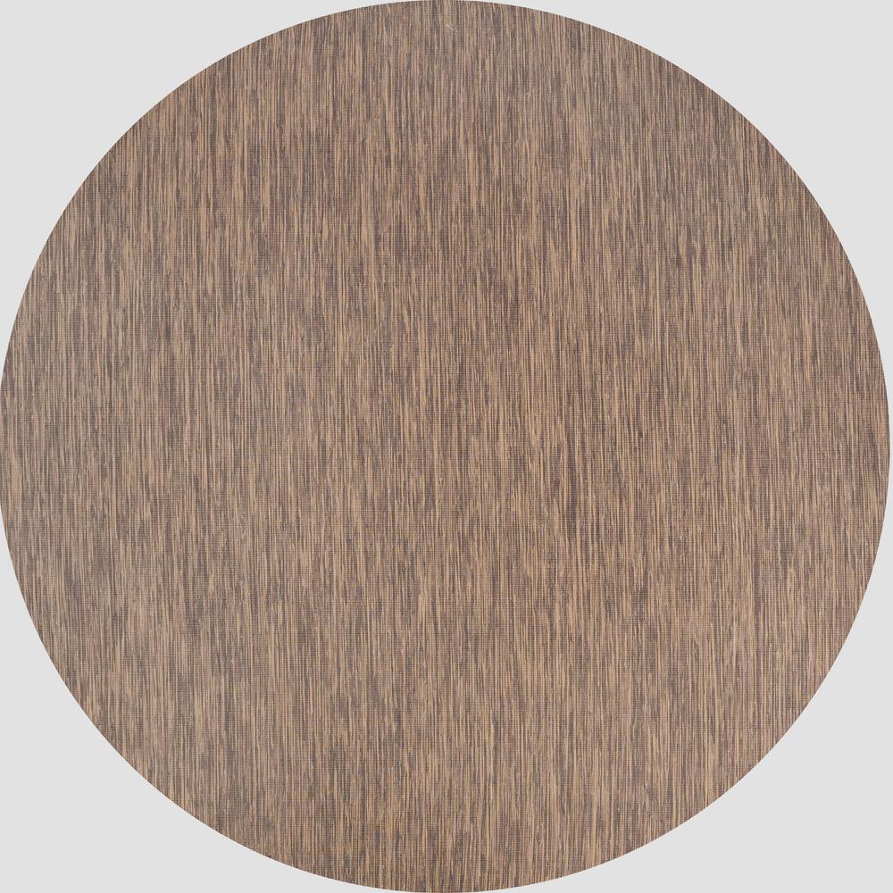 JONATHAN Y Lighting TSN100-6R Tuscan Sun Collection 6-1/2’ X 6-1/2’ Polypropylene Solid Indoor/Outdoor Area Rug Brown