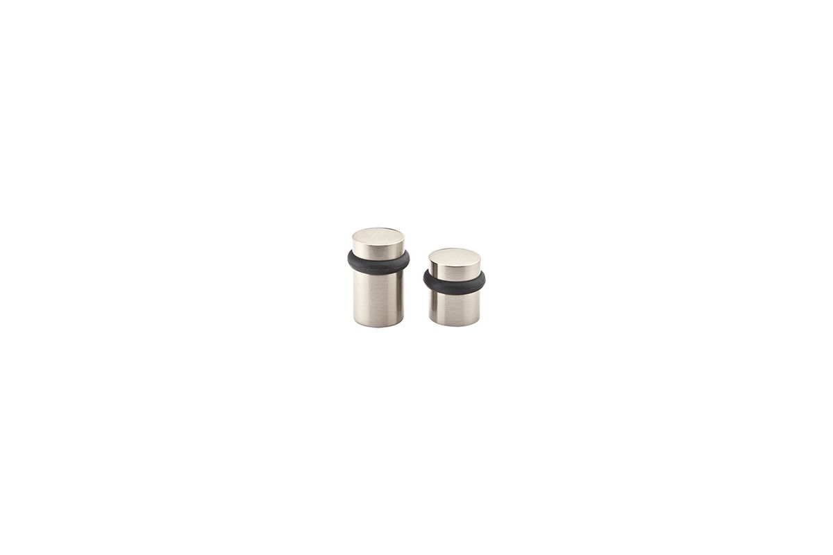 Emtek 2258US15 2 in. Cylinder Floor Bumper Satin Nickel - *Tools Hardware & Misc
