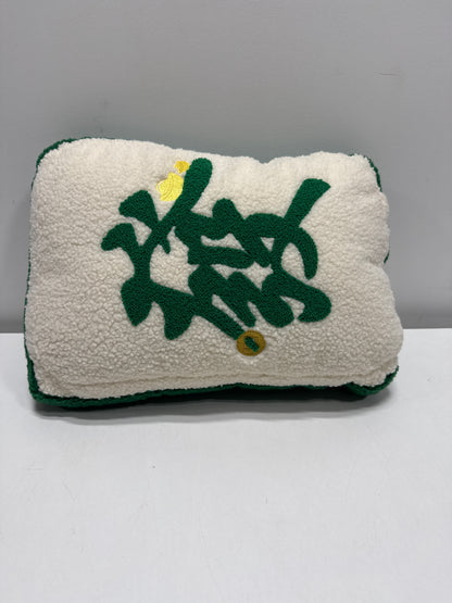 Brentwood Lunar New Year Mahjong Tile Plush Pillow Fortune Prosperity Deco