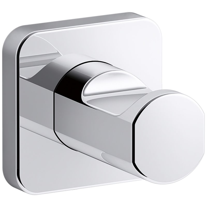 Kohler 23529-CP Parallel® Robe Hook, Polished Chrome