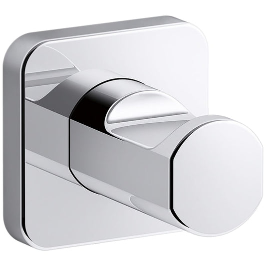 Kohler 23529-CP Parallel® Robe Hook, Polished Chrome