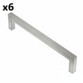 6 x Jamison Collection P87228 6-5/16 Center to Center Handle Cabinet Pull - Nickel - *Tools Hardware & Misc