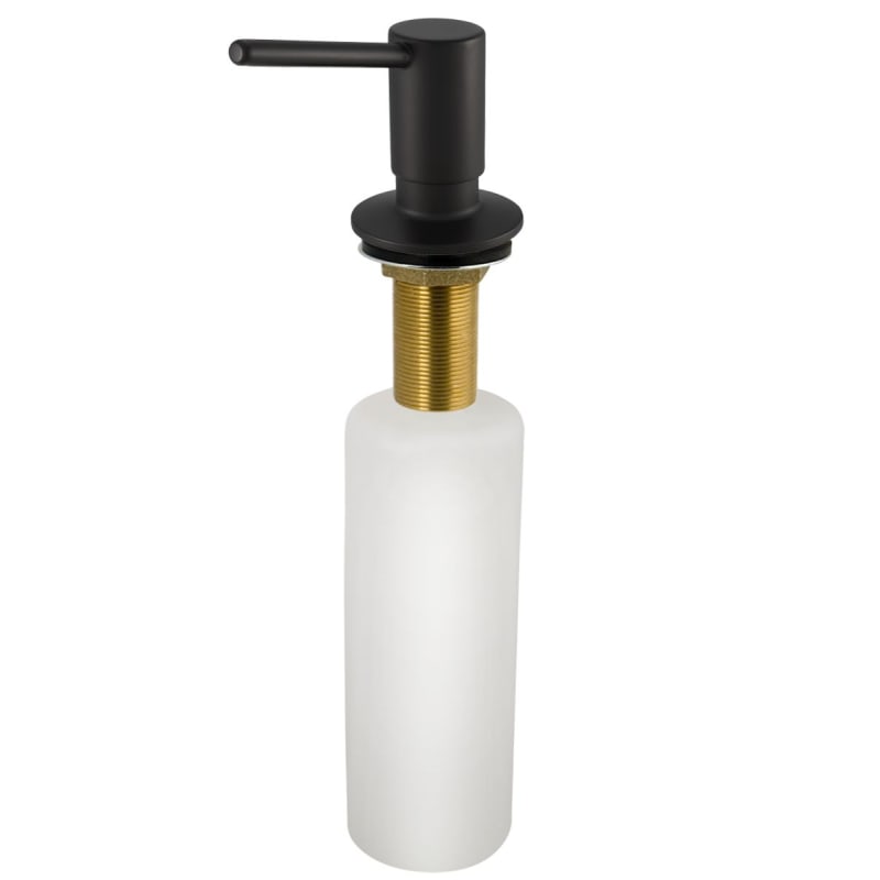 PROFLO PF121 Deck Mounted Soap Dispenser with 12 oz Capacity - Matte Black