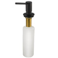 PROFLO PF121 Deck Mounted Soap Dispenser with 12 oz Capacity - Matte Black