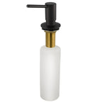 PROFLO PF121 Deck Mounted Soap Dispenser with 12 oz Capacity - Matte Black