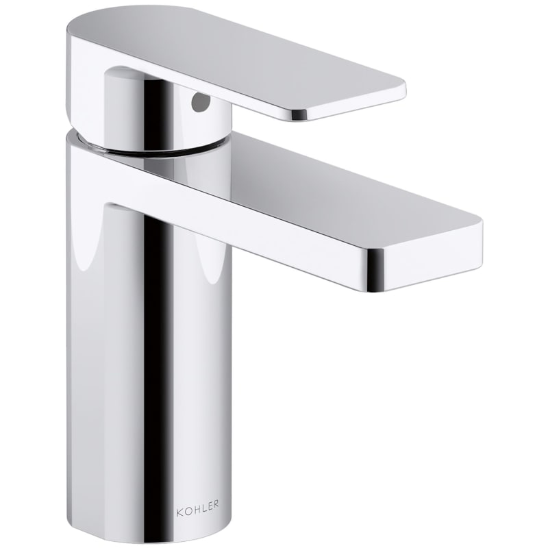 Used Kohler K-23472-4 Parallel 1.2 GPM Single Hole Bathroom Faucet with Pop-up Drain Assembly Polished Chrome