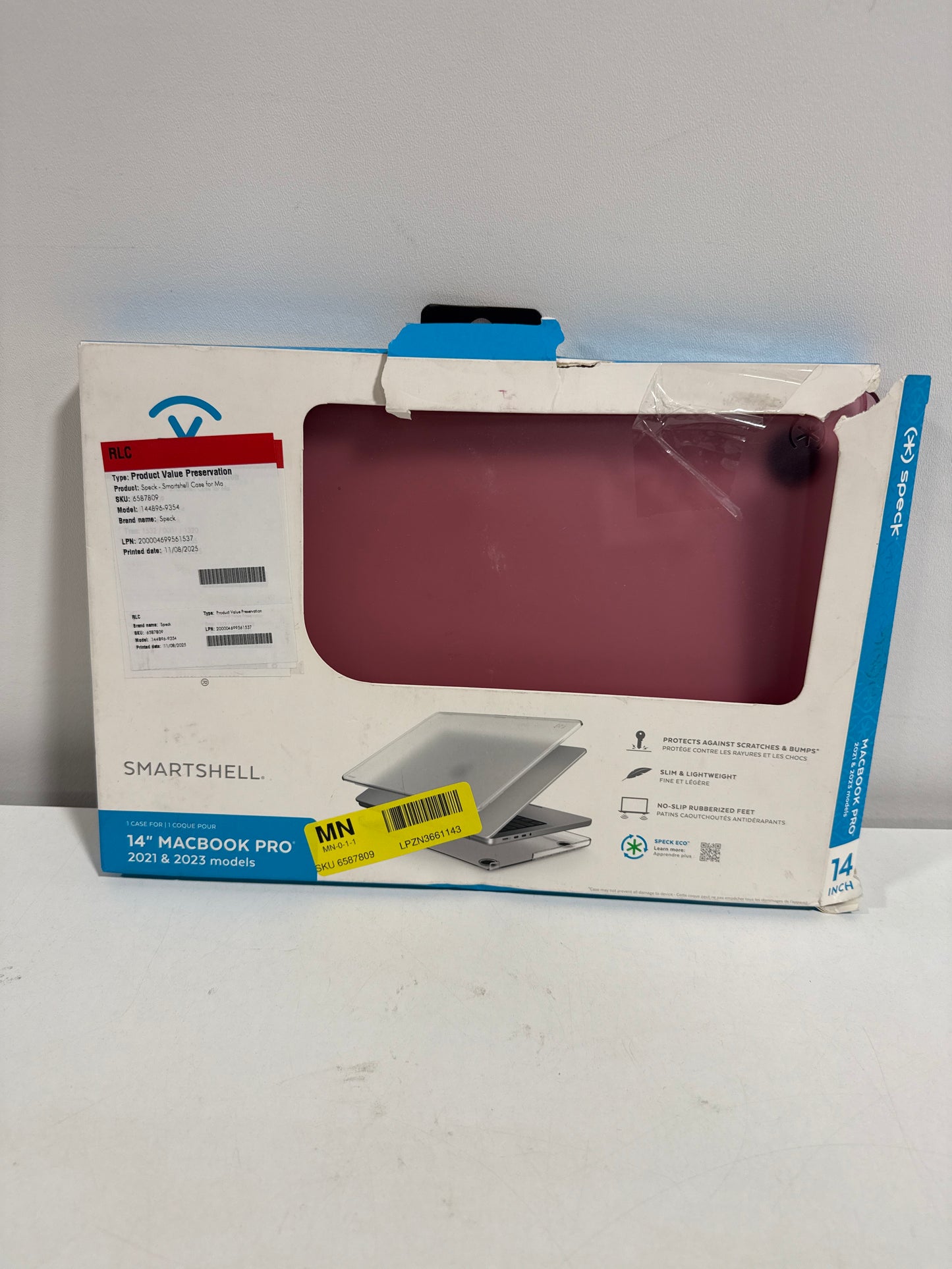 Speck - Smartshell Case for Macbook Pro 14" M5/M4/M3/M2/M1 (2021-2025) - Crystal Pink