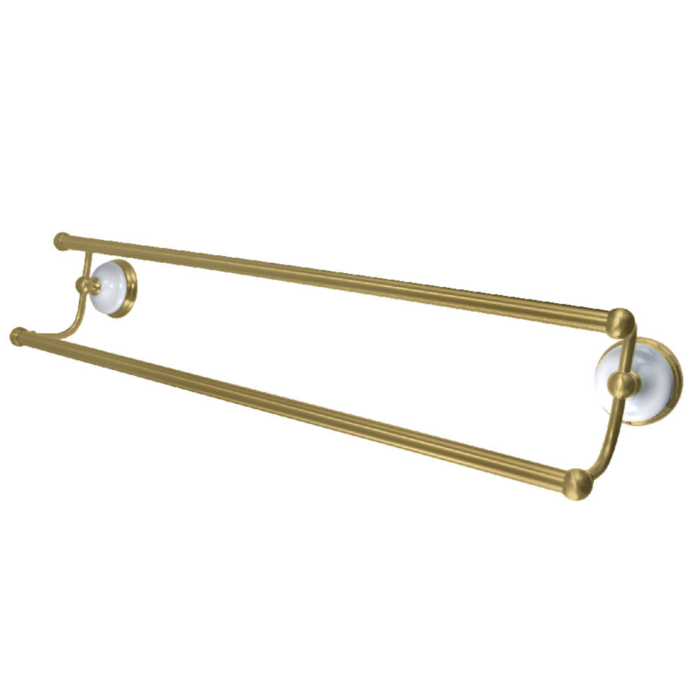 Kingston Brass BA1113BB 24 in. Victorian Dual Towel Bar Brushed Brass