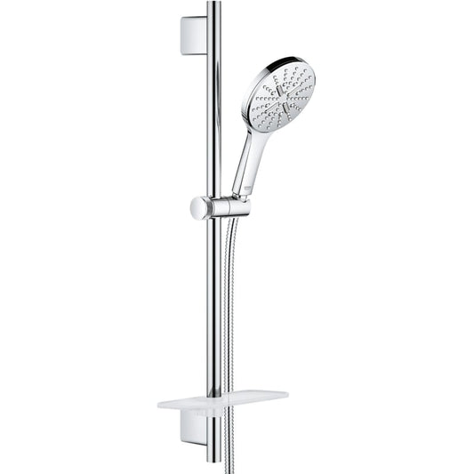 GROHE 26547000 Rainshower SmartActive 24" Shower Slide Bar Kit - 3 Sprays, 1.75 gpm, Starlight Chrome