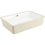 Signature Hardware 950500 Destin 23" Rectangular Porcelain Undermount Bathroom Sink with Overflow White