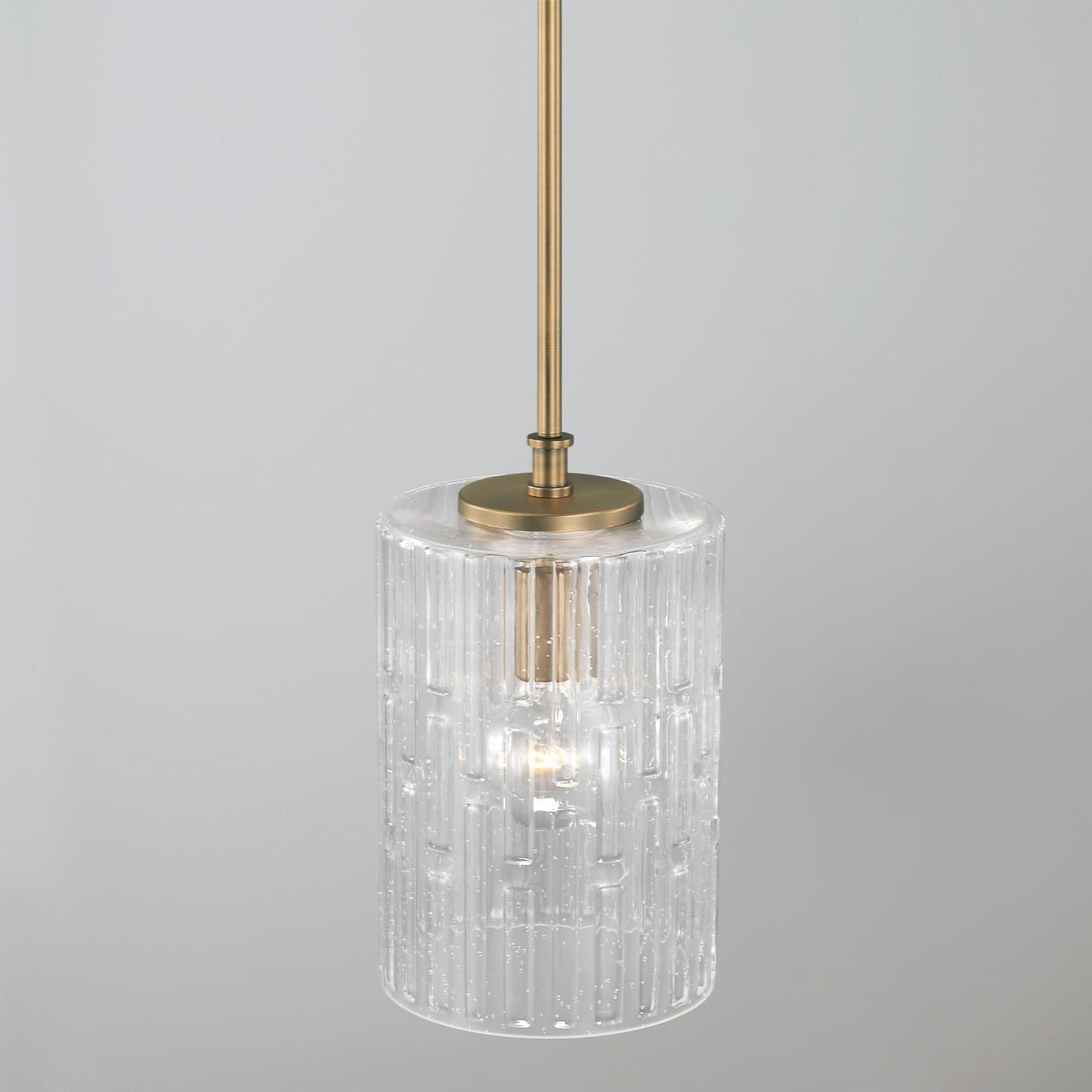 Capital Lighting Emerson 1 Light Pendant Aged Brass