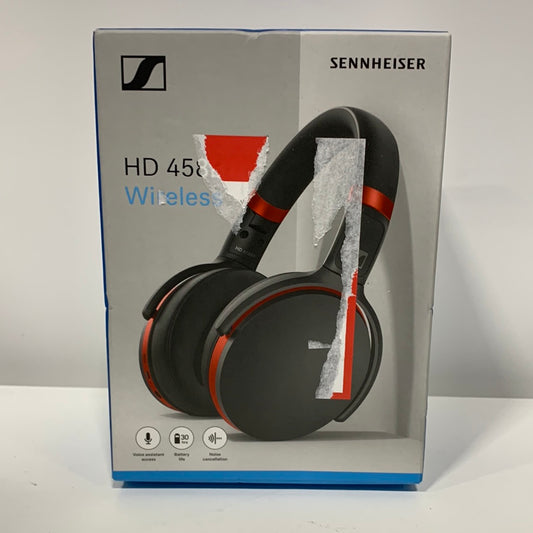 Sennheiser - HD 458BT Wireless Noise Cancelling Headphones - Black/Red