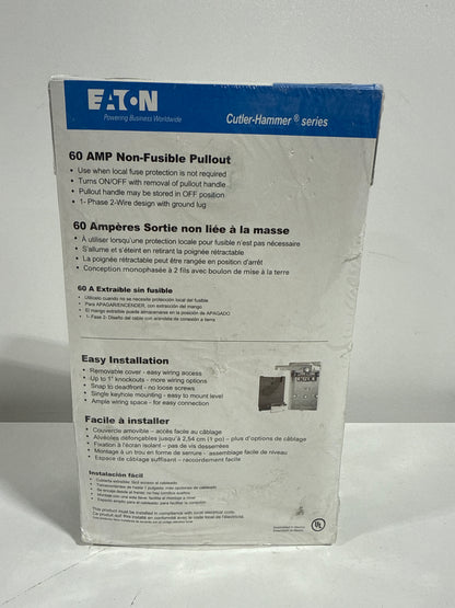 Eaton 60 Amps Non-Fusible AC Disconnect