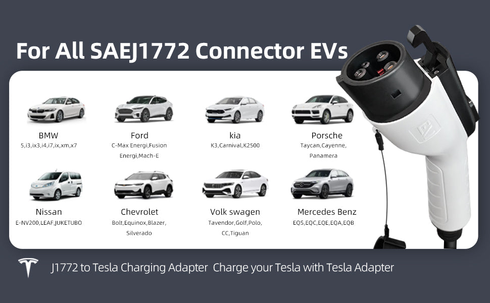 Two Barrels Home EV Charger Level 2 40 Amp 26ft Extension Cord Indoor/Outdoor Electric Car Charger NEMA 14-50 EV
