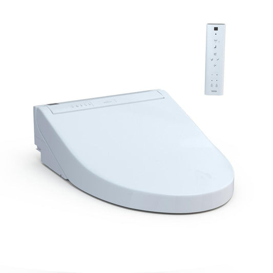 Toto C5 Washlet Electric Heated Bidet Toilet Seat for Elongated Toilet in Cotton White