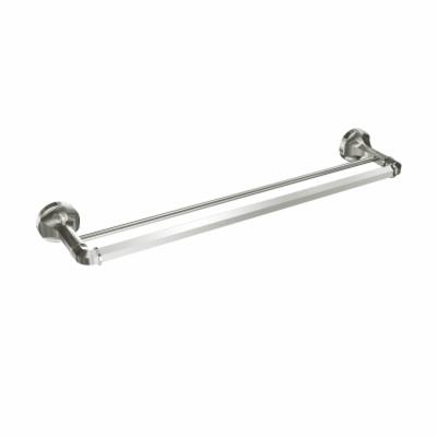 ICO Bath V218 Volkano Magma Series 24" Towel Bar Brushed Nickel Bathroom Hardware and Accessories Bathroom Hardware Towel Bars
