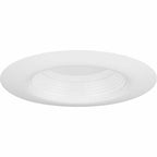 Progress Lighting P800019-CS Intrinsic 6" LED Recessed Baffle Trim with 5X Selectable Color Temperature Satin White
