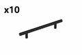 10 x Franklin Brass P01026Z-B 5 Inch Center to Center Bar Cabinet Pull - Pack of 10 Matte Black - *Tools Hardware & Misc