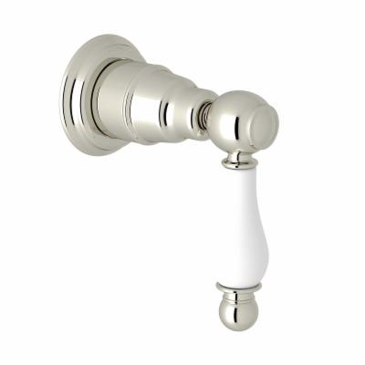Rohl AC195OP/to Arcana Single Handle 3 Function Diverter / Volume Control Valve Trim - Less Valve Polished Nickel