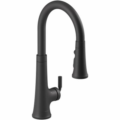 KOHLER K-23766-BL Tone Pull Down Sprayer Touchless Faucet for Kitchen Sink Matte Black - *Plumbing