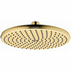 hansgrohe Locarno Showerhead 1-Spray with Easy Clean Nozzles in Brushed Gold Optic, 1.75 GPM Flow Rate, 04824250