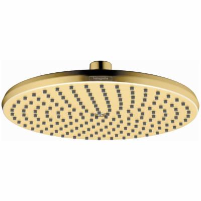 hansgrohe Locarno Showerhead 1-Spray with Easy Clean Nozzles in Brushed Gold Optic, 1.75 GPM Flow Rate, 04824250