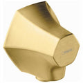 Hansgrohe 04839 Locarno Hand Shower Wall Supply Elbow Brushed Gold Optic Bath and Shower Accessories Shower Components Wall Supply Elbows