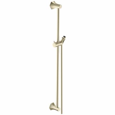 Hansgrohe 04829 Locarno 26-5/8" Wall Mounted Slide Bar - Includes 63" Hose Brushed Nickel
