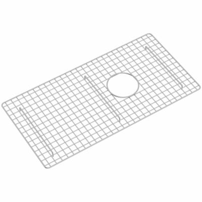 Rohl 14.63 in. L X 29.13 in. W. Bottom Grid in Stainless Steel