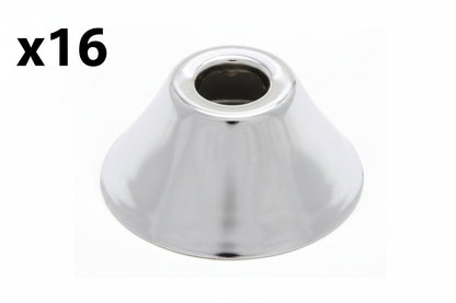 16 x Proflo Pfbe7 2-3/8 Bell Escutcheon - Chrome