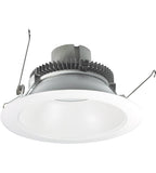 Nora Lighting NLCBC2-65130/10 Cobalt 6" Integrated LED Open / Reflector Recessed Trim - 1000 Lumens 3000K Matte Powder White