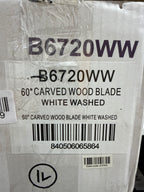 3 x Fanimation B6720 Spitfire 30" Blades for 60" Ceiling Fans White Washed