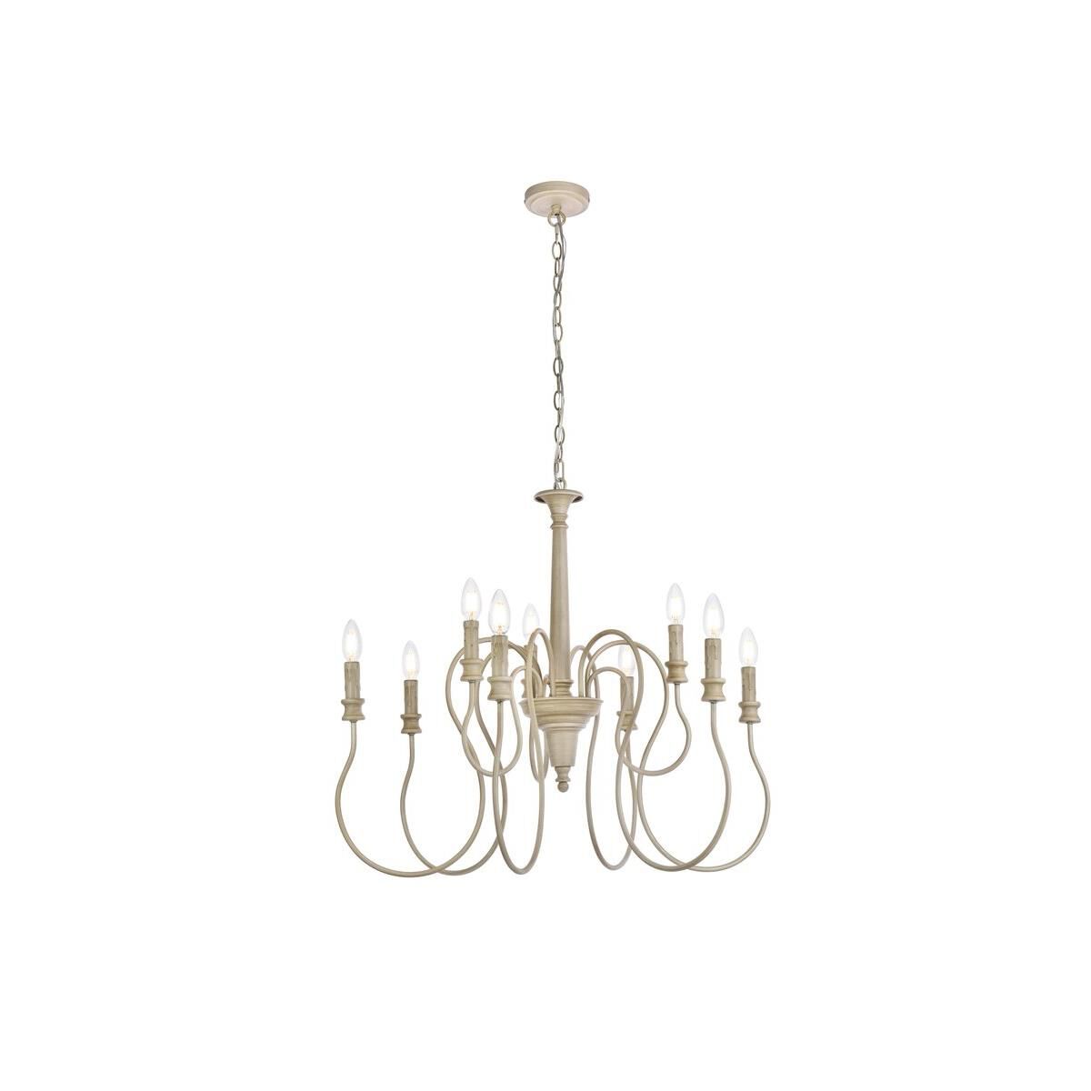 Elegant Lighting Flynx Chandelier Flynx - LD7045D30WD - Traditional - *Lighting & Electrical