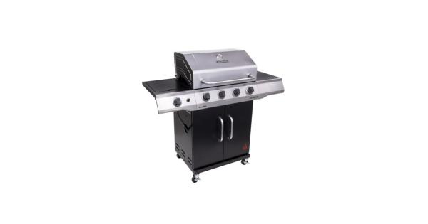 Charbroil - Performance Series 4-Burner Gas Grill w/ Side Burner - Stainless Steel