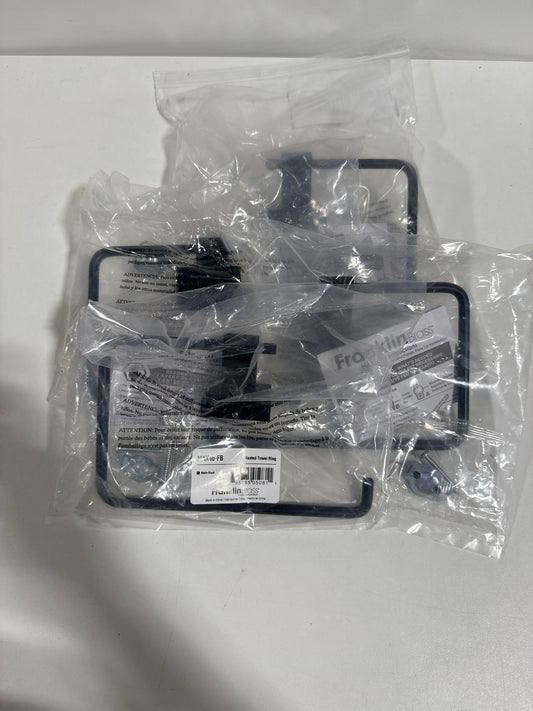 4 x Franklin Brass MAX46 Maxted 7-7/8" Wall Mounted Towel Ring Matte Black