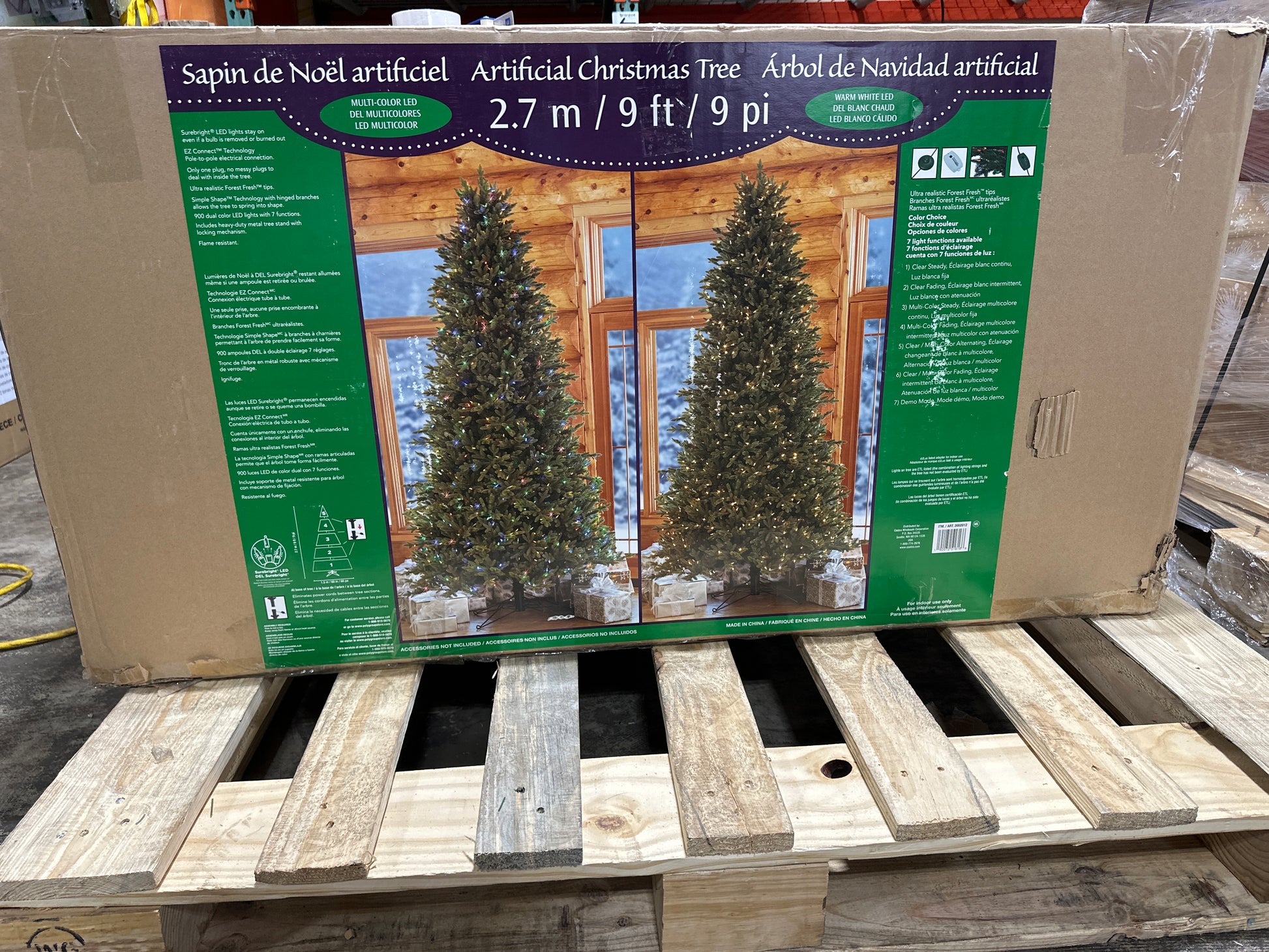 Kirkland 9’ Pre-lit LED Artificial Christmas Tree - *Christmas & Seasonal