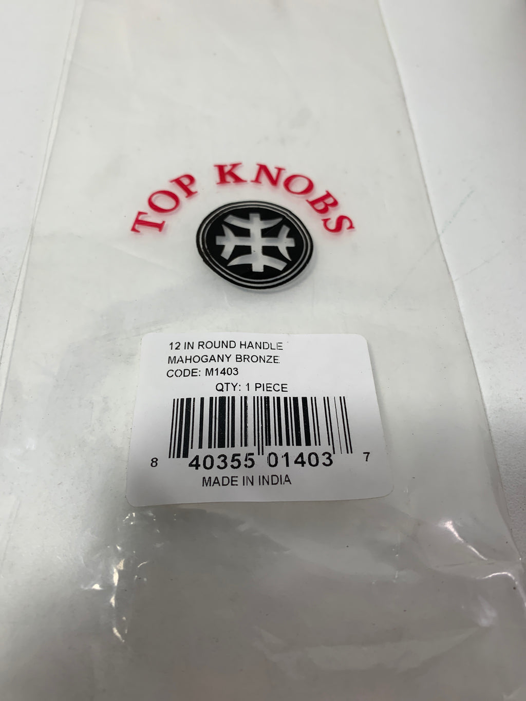 Top Knobs M1403 Rounded 12 Inch Center to Center Handle Cabinet Pull - *Tools Hardware & Misc
