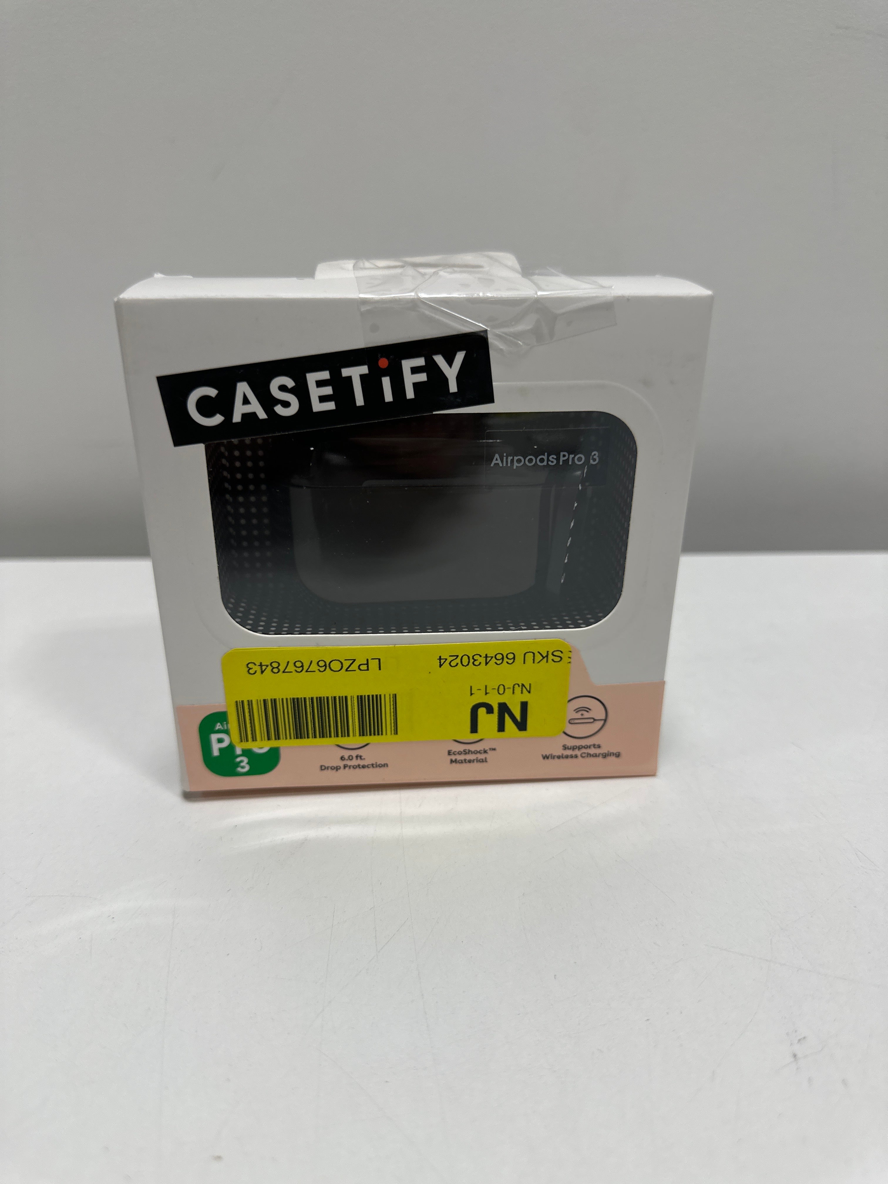 CASETiFY - Impact Airpods Case for Airpods Pro 3 - Black
