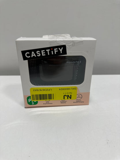 CASETiFY - Impact Airpods Case for Airpods Pro 3 - Black